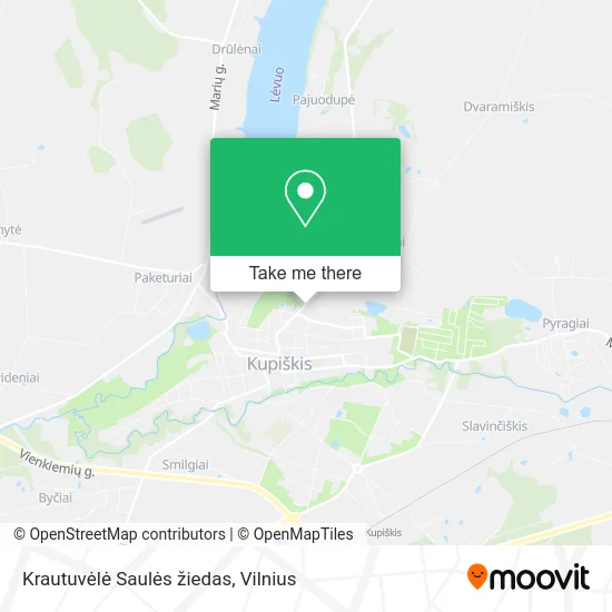 Карта Krautuvėlė Saulės žiedas