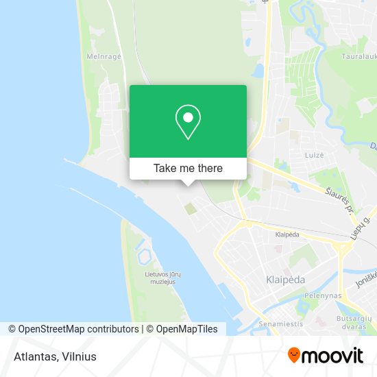 Карта Atlantas