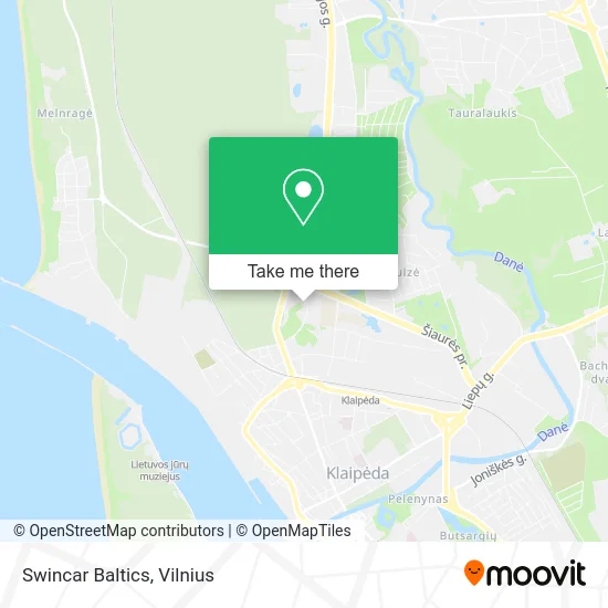 Карта Swincar Baltics