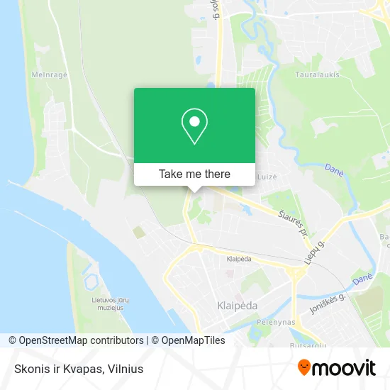 Карта Skonis ir Kvapas