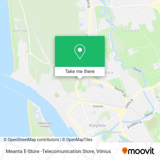 Карта Meanta E-Store -Telecomunication Store