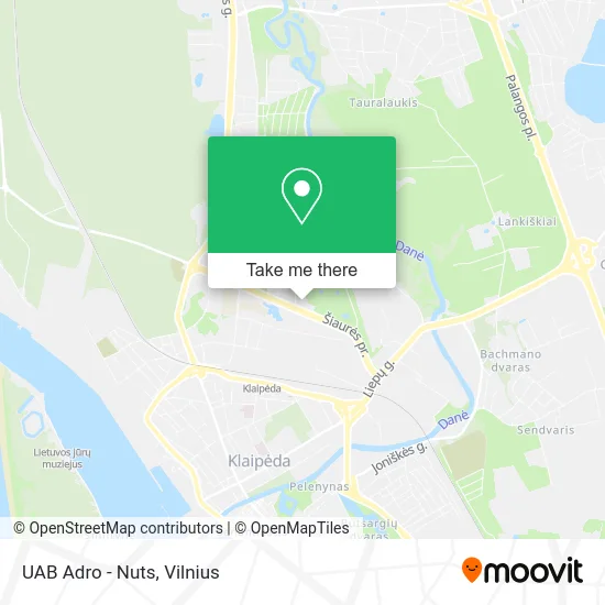 Карта UAB Adro - Nuts