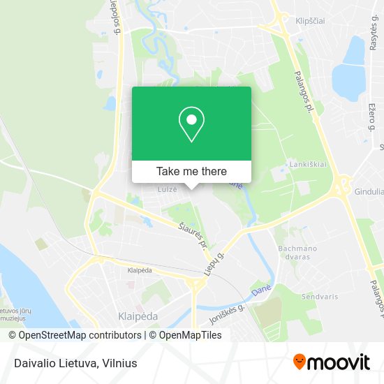 Карта Daivalio Lietuva