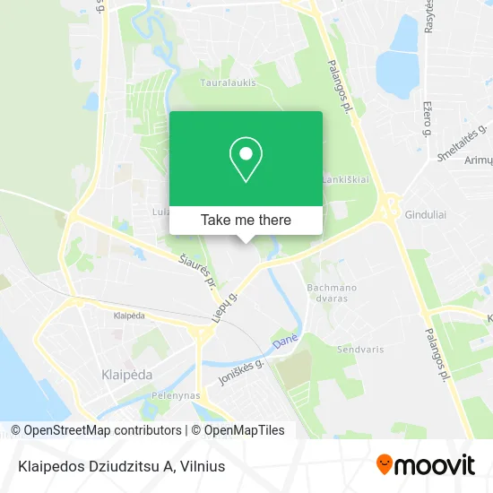 Карта Klaipedos Dziudzitsu A