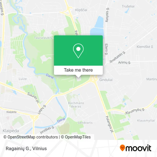 Ragainių G. map