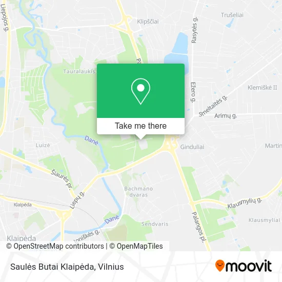 Карта Saulės Butai Klaipėda