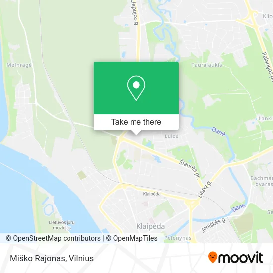 Карта Miško Rajonas