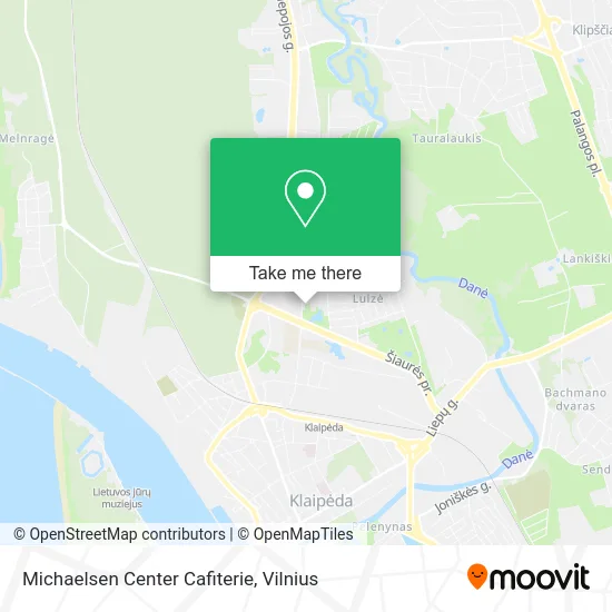 Карта Michaelsen Center Cafiterie