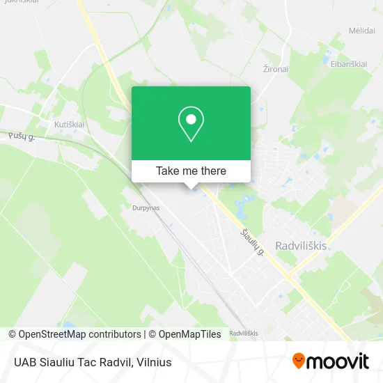 Карта UAB Siauliu Tac Radvil