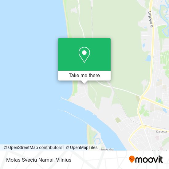 Карта Molas Sveciu Namai