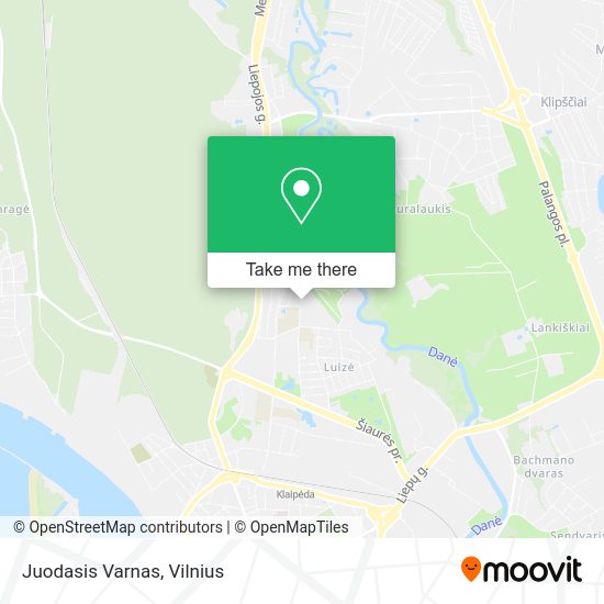 Карта Juodasis Varnas