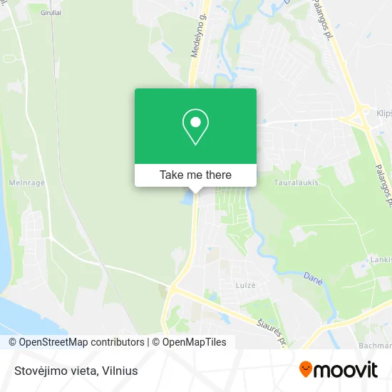 Карта Stovėjimo vieta