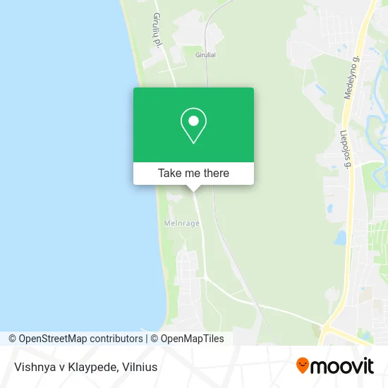 Карта Vishnya v Klaypede