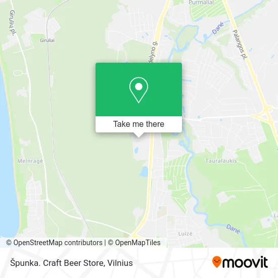 Карта Špunka. Craft Beer Store
