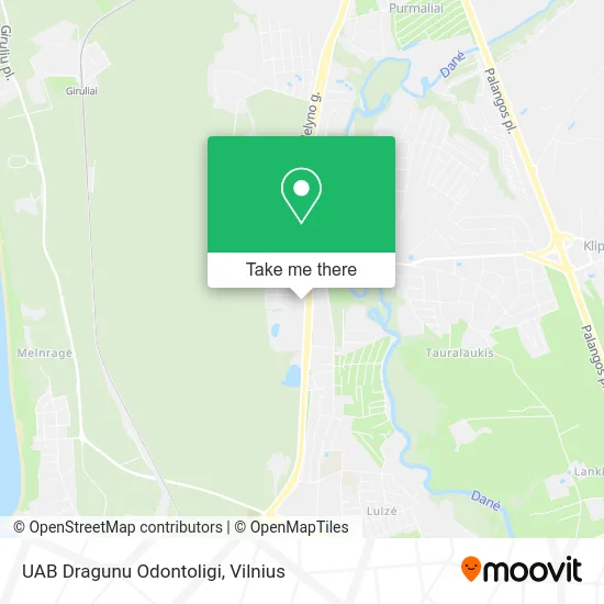 Карта UAB Dragunu Odontoligi