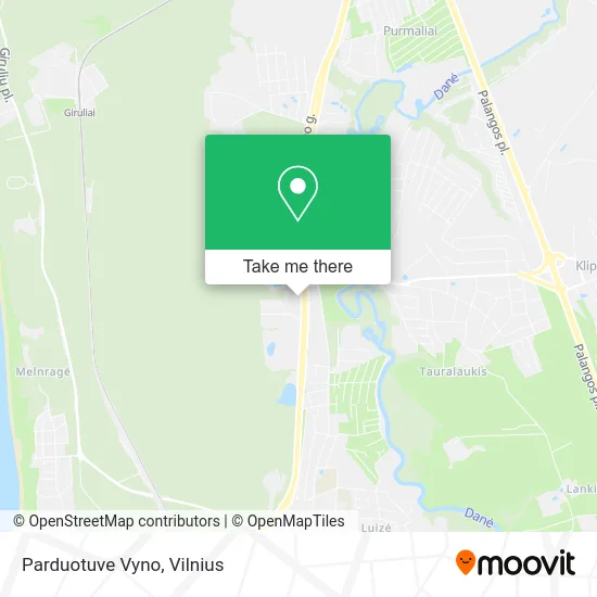 Карта Parduotuve Vyno