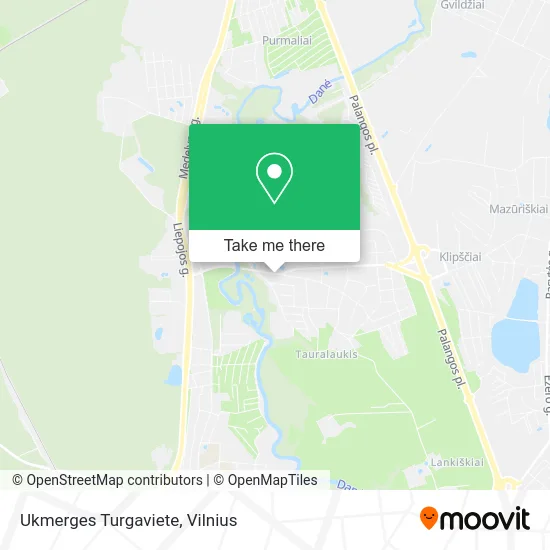 Карта Ukmerges Turgaviete