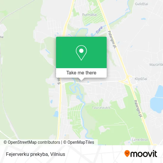 Карта Fejerverku prekyba