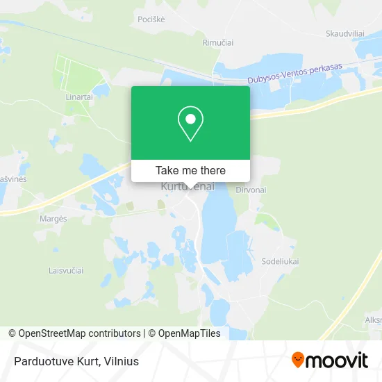 Карта Parduotuve Kurt