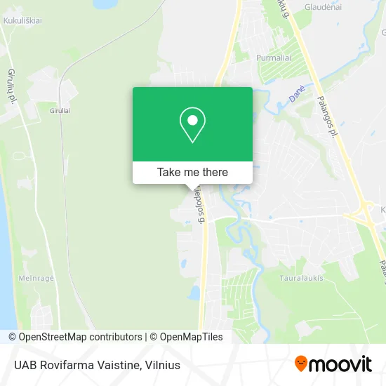 Карта UAB Rovifarma Vaistine