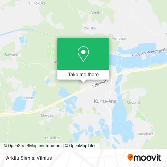 Карта Arkliu Slenis