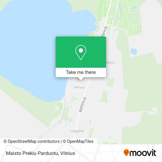 Карта Maisto Prekiu Parduotu