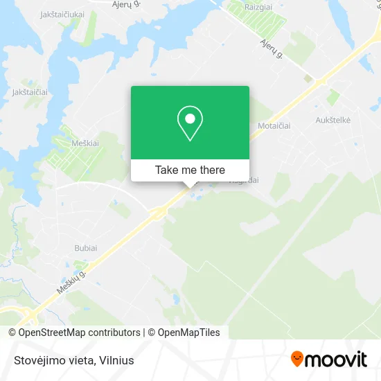 Карта Stovėjimo vieta