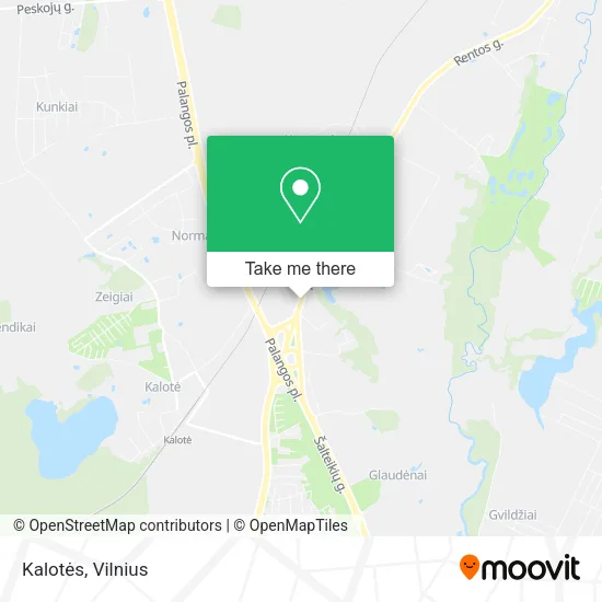 Карта Kalotės