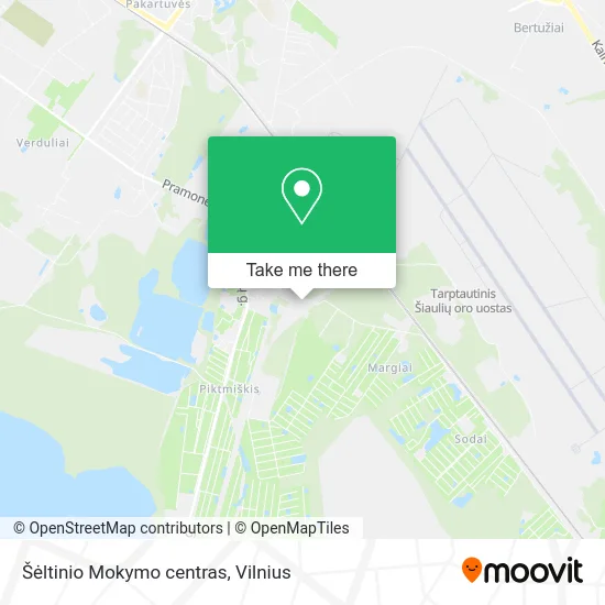 Карта Šėltinio Mokymo centras