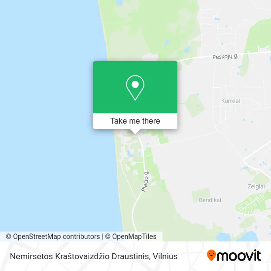 Карта Nemirsetos Kraštovaizdžio Draustinis