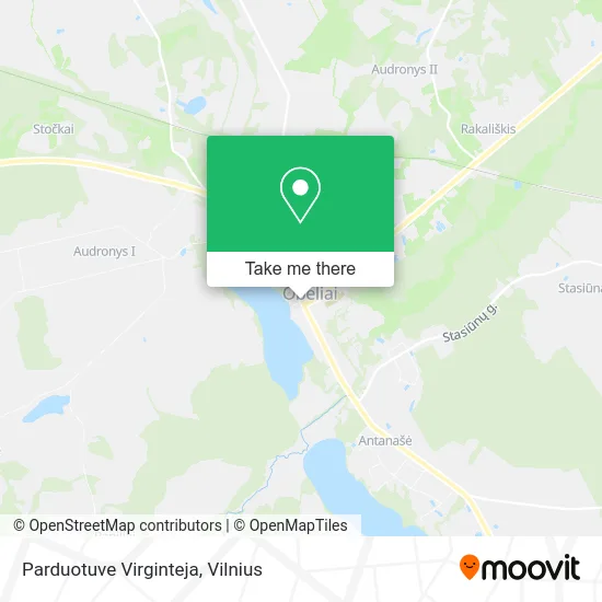 Карта Parduotuve Virginteja