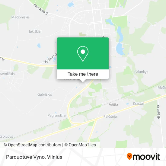 Карта Parduotuve Vyno