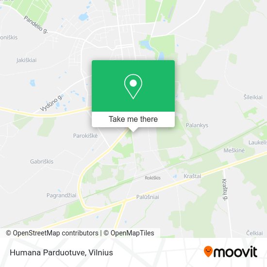 Карта Humana Parduotuve