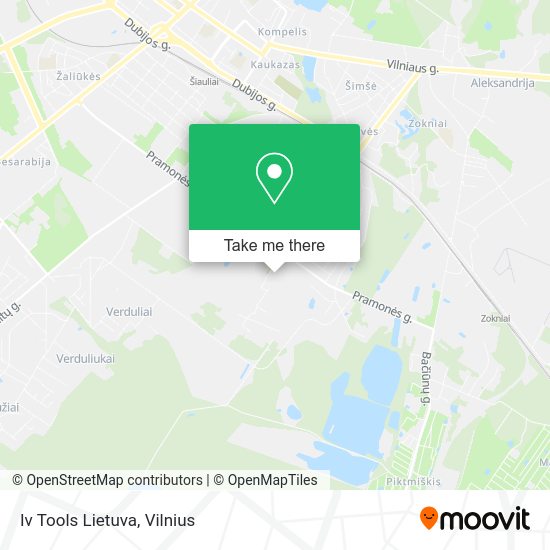 Карта Iv Tools Lietuva
