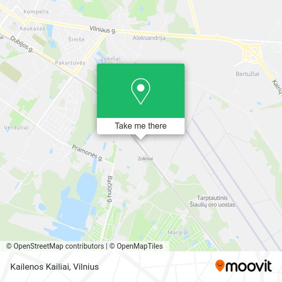 Карта Kailenos Kailiai