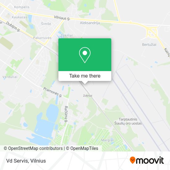 Карта Vd Servis