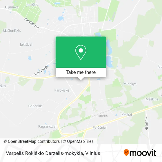 Карта Varpelis Rokiškio Darzelis-mokykla