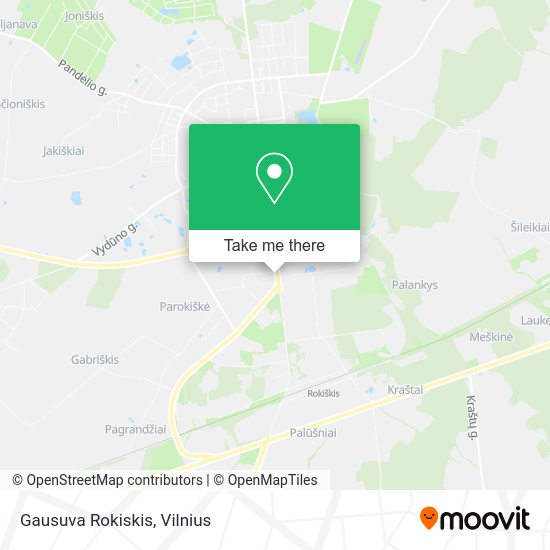 Карта Gausuva Rokiskis