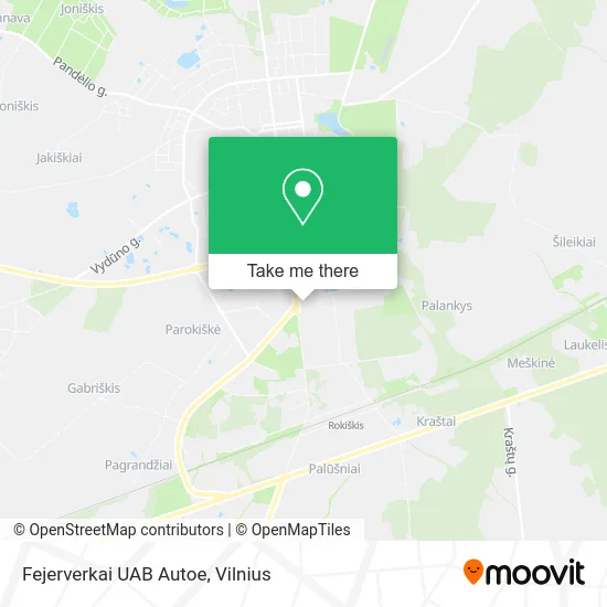 Карта Fejerverkai UAB Autoe