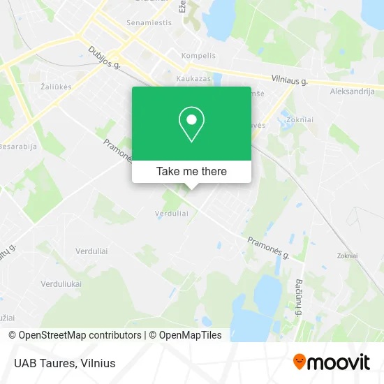 Карта UAB Taures
