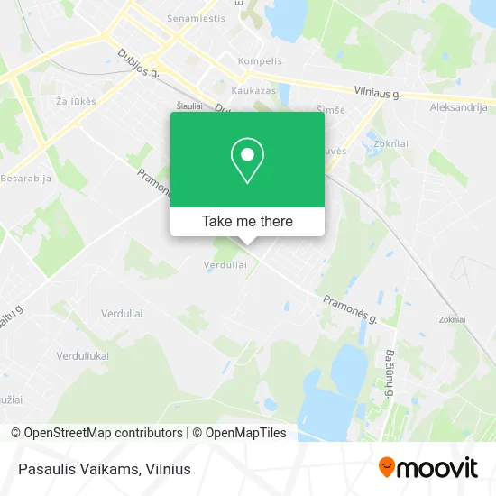 Карта Pasaulis Vaikams