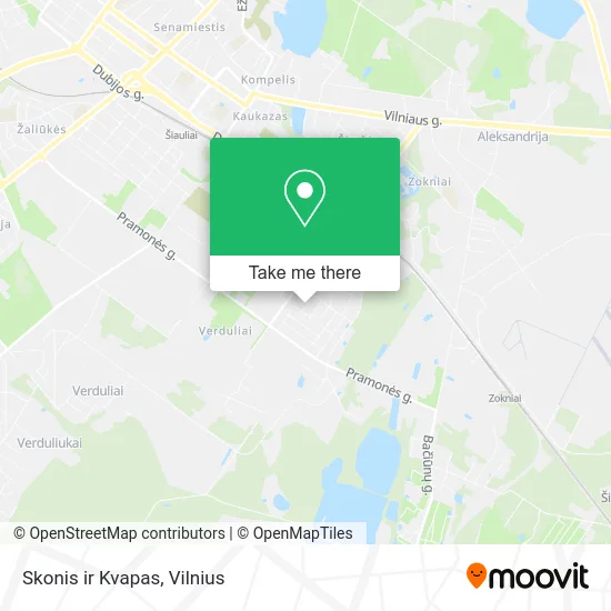 Карта Skonis ir Kvapas