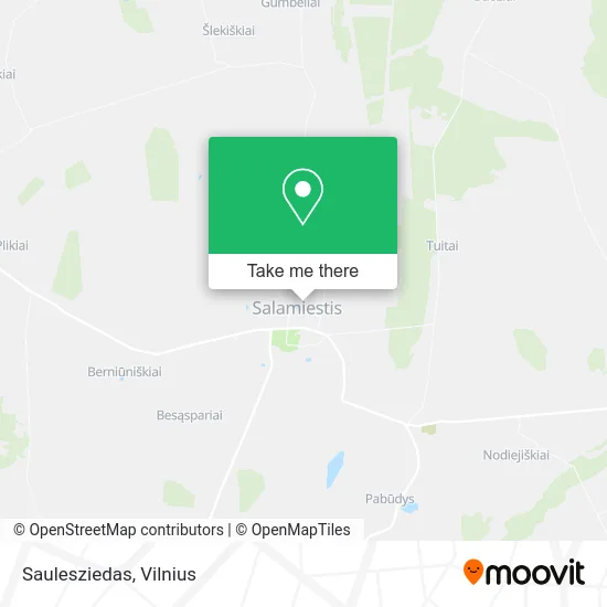 Saulesziedas map