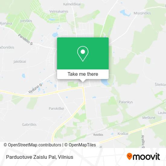 Карта Parduotuve Zaislu Pal