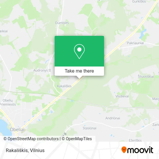 Карта Rakališkis