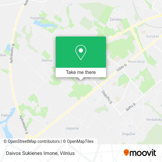 Карта Daivos Sukienes Imone