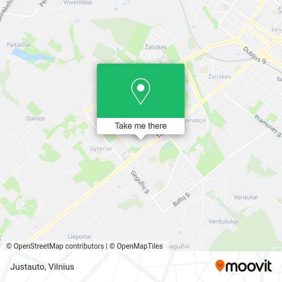 Карта Justauto