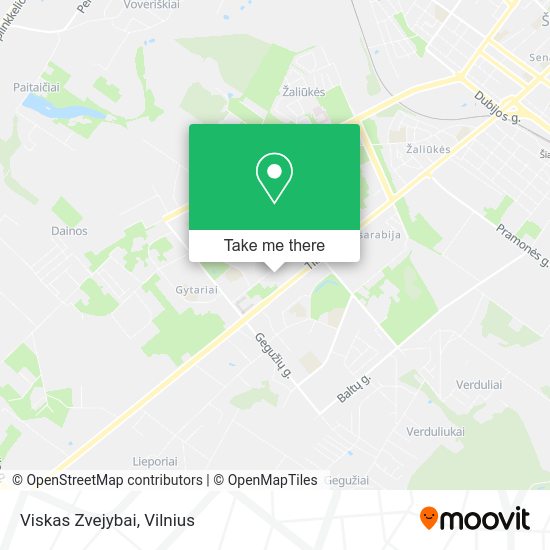 Карта Viskas Zvejybai