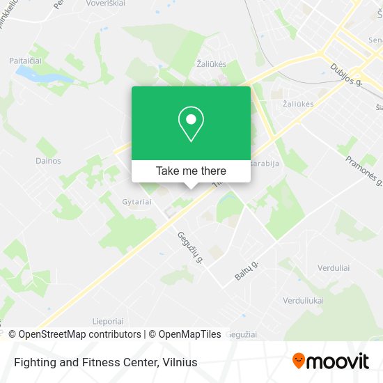 Карта Fighting and Fitness Center