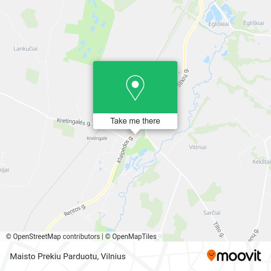 Карта Maisto Prekiu Parduotu